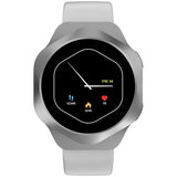 CANYON Hexagon 88 Smart Watch with Bluetooth Calling - Silver
