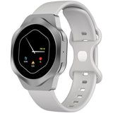 CANYON Hexagon 88 Smart Watch with Bluetooth Calling - Silver