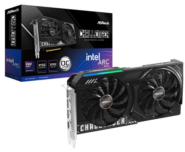 ASROCK Arc B570 CL 10GB OC Graphics Card