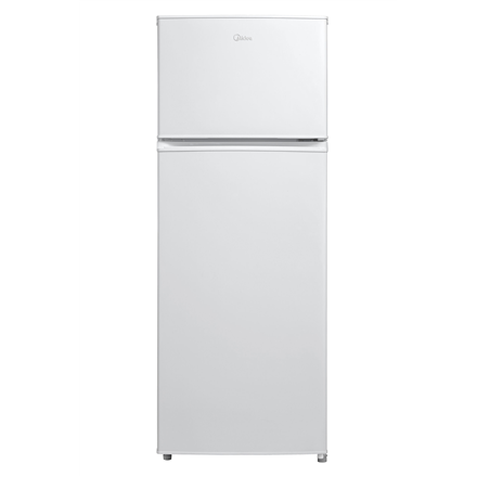 Midea MDRT294FGE01 Double Door Refrigerator - 143cm Height - 163L Fridge / 41L Freezer - E Energy Class