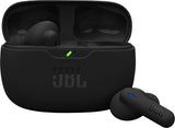 JBL T205 Chrome Earbud headphones - 1-button remote with microphone - Tangle-free flat cable