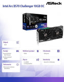 ASROCK Arc B570 CL 10GB OC Graphics Card