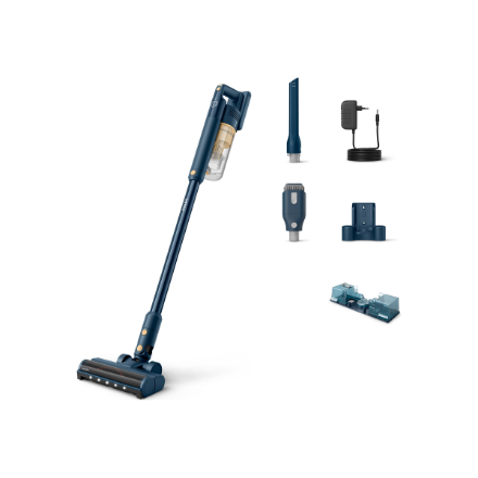 Philips XC5043/01 Aqua Cordless Vacuum Cleaner - 25.2V, 60 min Run Time, Light Yellow