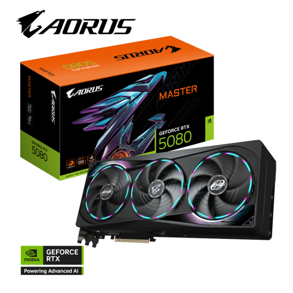 Gigabyte AORUS GeForce RTX 5080 MASTER 16G Graphics Card