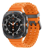 Samsung Galaxy Watch Ultra LTE 47mm Smartwatch - Titanium Gray Case, Orange Band