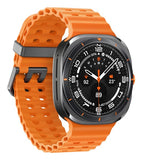 Samsung Galaxy Watch Ultra LTE 47mm Smartwatch - Titanium Gray Case, Orange Band