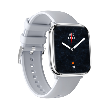 myPhone Watch Pastel Smartwatch - 1.75" AMOLED - Waterproof - Silver Grey