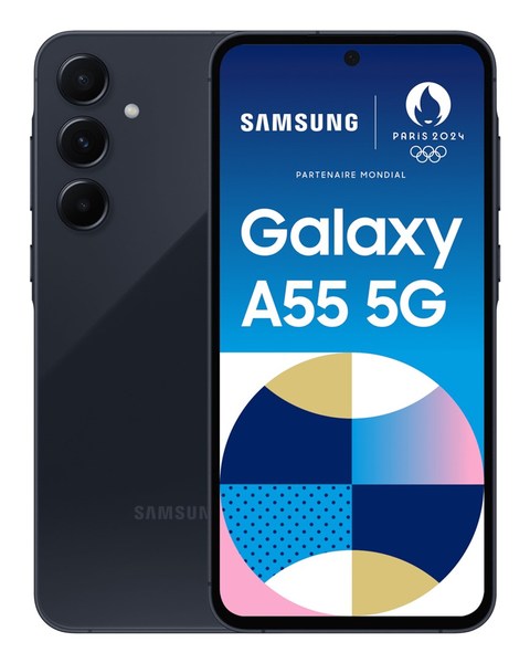 Samsung Galaxy A55 5G (SM-A556B) 8GB RAM 128GB Storage Black Smartphone