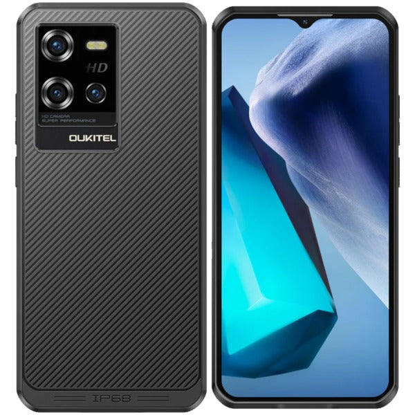 OUKITEL WP50 Slim Rugged Smartphone 4GB RAM, 256GB Storage - Black