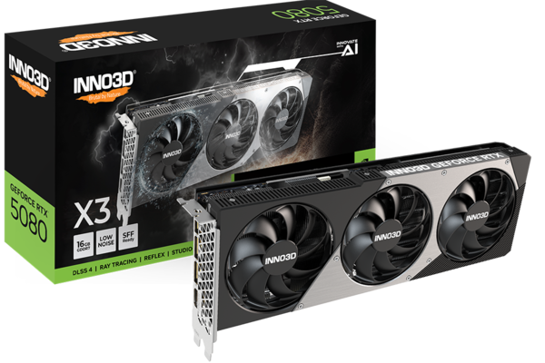 Inno3D GeForce RTX 5080 X3 16GB GDDR7 Graphics Card