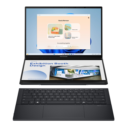 Asus Zenbook Duo UX8406CA-PZ009W Basalt Gray - 14" OLED Touch, 120Hz, 3K (2880×1800), Glossy - Intel Core Ultra 9 285H - 32GB LPDDR5X - 2TB SSD - Intel Gr...