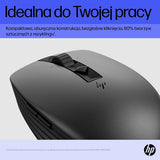 HP 715 Wireless Bluetooth Mouse - Multi-Device, Programmable, Rechargeable - Black