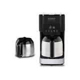 Caso - Coffee Maker with Two Insulated Jugs - Taste & Style Duo Thermo - Drip - 800 W - Black/Stainless Steel