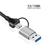 USB-A/-C to 2.5G Ethernet Adapter - Gray