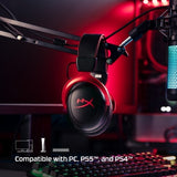 HyperX Cloud II Wireless Gaming Headset - Red/Gunmetal (HHSC2X-BA-RD/G)