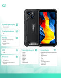 Smartfon G2 4G Smartphone - 4GB RAM, 64GB Storage, IP69K, Black (Charger Not Included)