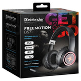 DEFENDER FreeMotion B571 Black LED Wireless Headphones