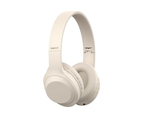 Havit H628BT Wireless On-Ear Headphones - Beige