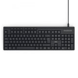 Eltronum KB-MCH-05 Slim Wired Multimedia Keyboard - Black, US Layout