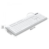 Wired CK-200 Keyboard - White