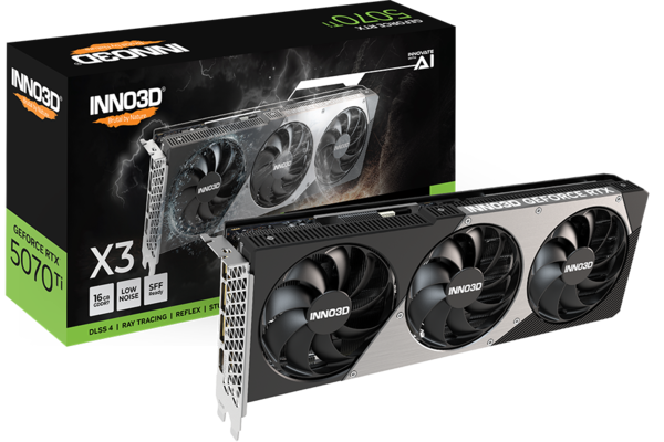 Inno3D GeForce RTX 5070 Ti X3 16GB GDDR7 Graphics Card