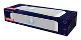 Trust GXT 619W Thorne White Stereo soundbar with RGB lighting and a space-saving design