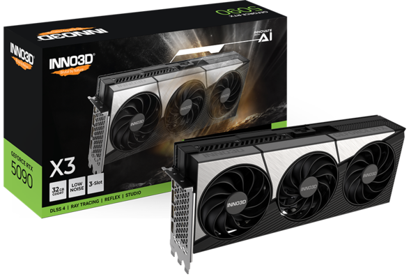 INNO3D GeForce RTX 5090 X3 32GB GDDR7 Graphics Card