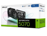 PNY GeForce RTX 5070 12GB Overclocked Triple Fan Graphics Card