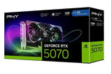 PNY GeForce RTX 5070 EPIC-X RGB OC 12GB GDDR7 Graphics Card