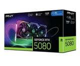 PNY GeForce RTX 5080 ARGB OC 16GB GDDR7 Graphics Card