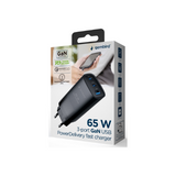 GEMBIRD TA-U2QC3-CAR-02 2-Port USB Car Fast Charger - Type-C PD 18W, Black
