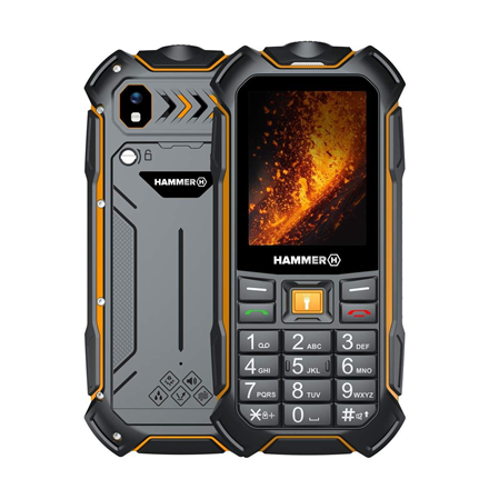 Hammer Boost 2 LTE - Black - 2.4" IPS Display - Dual SIM - 64MB/128MB - 3G - 2MP Camera - 3500mAh Battery