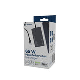 Cablexpert 65W GaN USB-C Power Delivery Fast Charger - NPA-AC-PDQC65-01