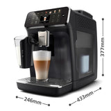 Philips - Coffee machine - EP4441/50 - Pump pressure 15 bar - Built-in milk frother - Fully Automatic - 1500 W - Black