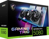 MSI GeForce RTX 5080 16G GAMING TRIO OC Graphics Card with DLSS 4
