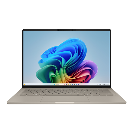 Asus Zenbook A14 UX3407QA-QD202W Zabriskie Beige - 14" OLED, 60Hz, WUXGA (1920×1200), Glossy - Snapdragon X X1 26 100 - 16GB LPDDR5X - 512GB SS...