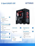 Computer E-Sport GA520T-CR7 Gaming PC - Ryzen 7 5800X, RX 7600 GAMING OC 8G