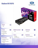 SAPPHIRE PULSE AMD RADEON RX 9070 GAMING 16GB DUAL HDMI DUAL DP