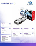 SAPPHIRE PURE AMD RADEON RX 9070 XT GAMING OC 16GB DUAL HDMI DUAL DP