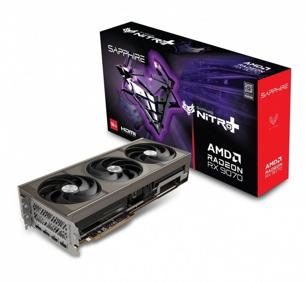 SAPPHIRE NITRO+ AMD Radeon RX 9070 Gaming OC 16GB Graphics Card