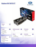 SAPPHIRE NITRO+ AMD RADEON RX 9070 XT GAMING OC 16GB DUAL HDMI DUAL DP