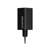 CANYON HEXAGON 65W GaN Charger - 2xPD, 1xQC, EU Plug, Black