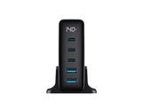 Havit UCLE004 EU GaN 140W Five-Port Travel Charger - Black