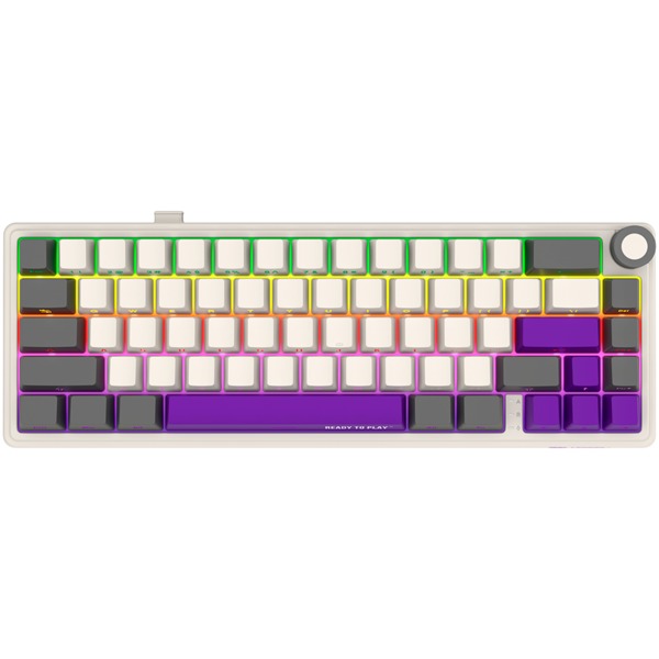 LORGAR KBP70MW Wireless 65% Mechanical Gaming Keyboard Pro, Beige, EN Layout