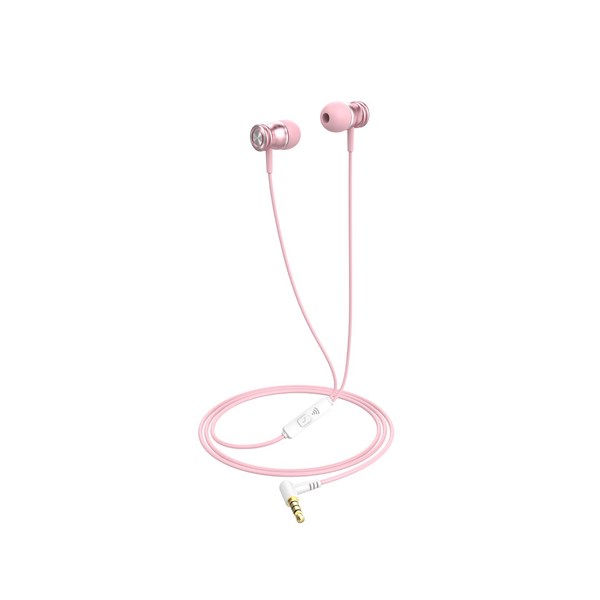 Havit E303P Wired Headphones Pink