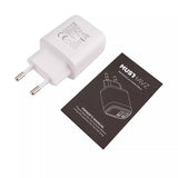 Travel Charger 17W Dual USB-A - White by Musthavz