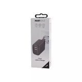 Travel Charger 17W Dual USB-A - White by Musthavz