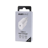 USB-A 5W 5V/1A Wall Charger Adapter - White