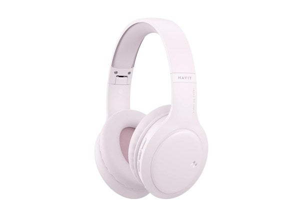 Havit H633BT Wireless On-Ear Headphones - Pink