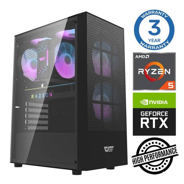 INTOP Ryzen 5 5600X 32GB 1TB SSD M.2 NVME RTX3050 6GB no-OS